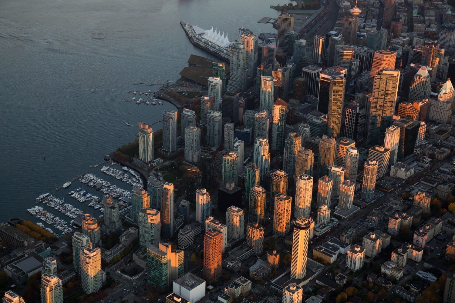 Downtown Vancouver from above